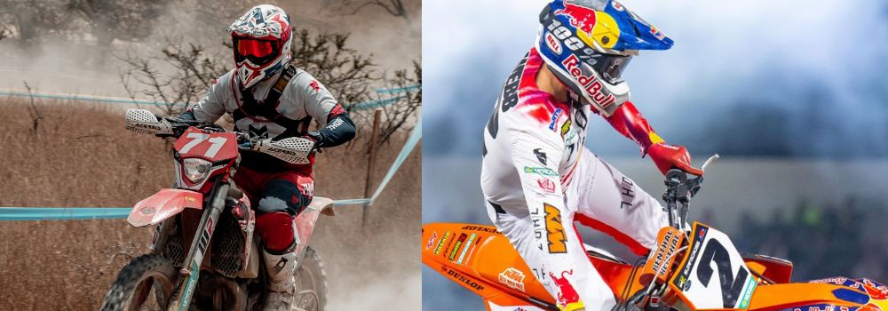 Diferencias entre enduro y motocross.
