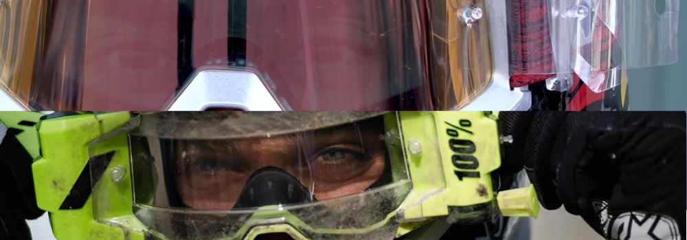 ¿Mucho lodo? Mantén tus goggles limpios durante una carrera lluviosa con esta tecnología.