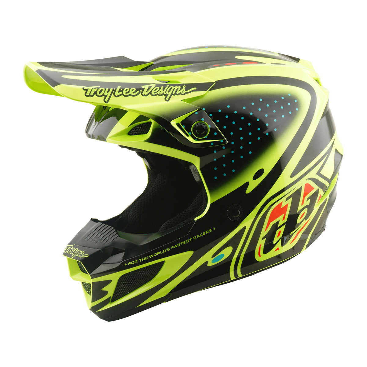 Casco para Moto SE5 Polycarbonate; The Line Flo Yellow
