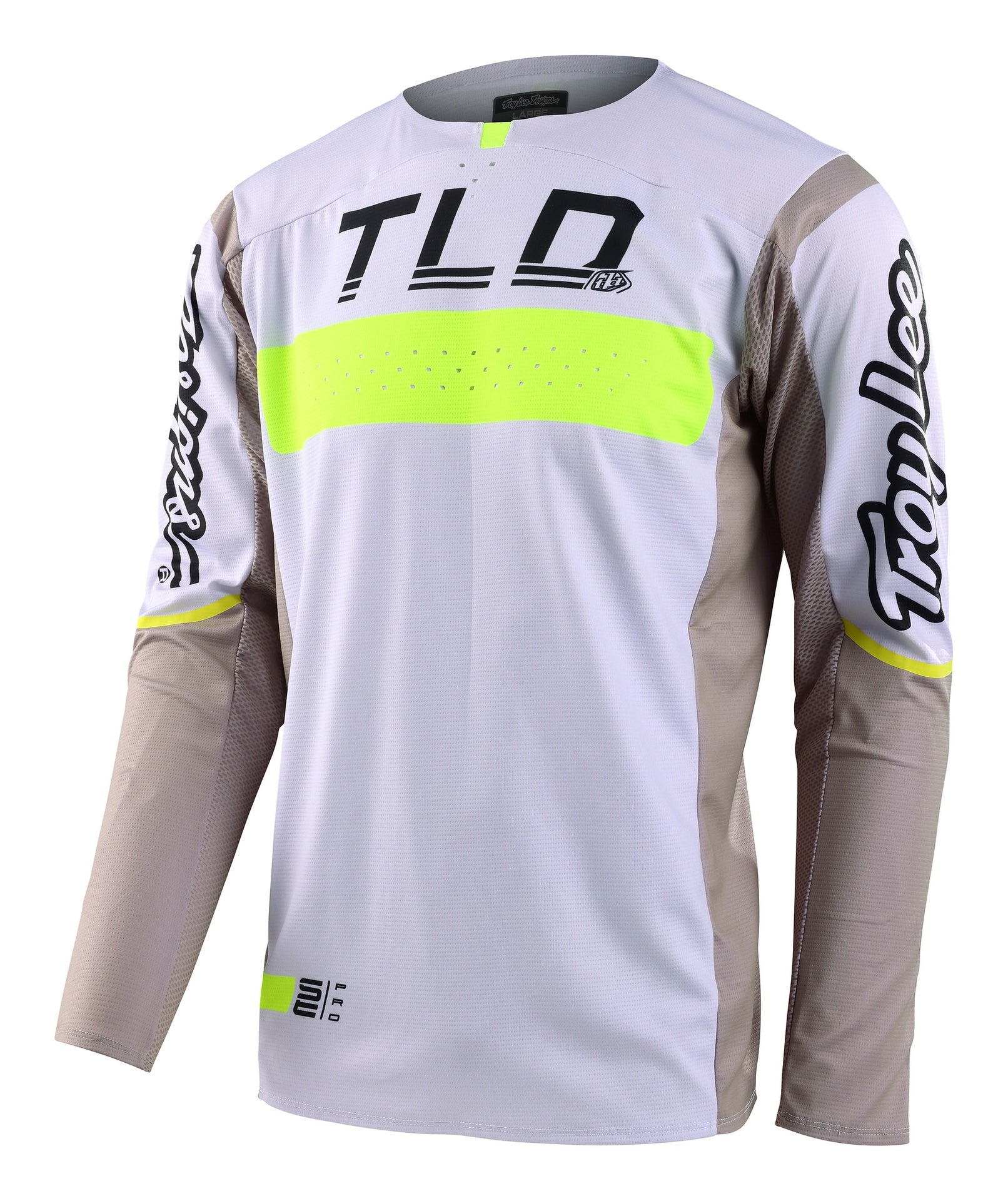 Jersey Troy Lee Designs Se Pro Moto Grid Fog / Flo Yellow