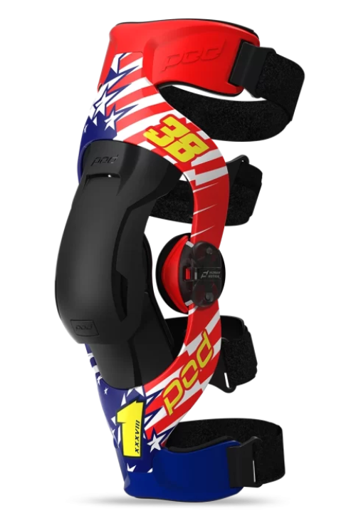 Rodillera Articulada Pod K4 2.0 DNGR1 (PR)  buena Protección y Movilidad Total