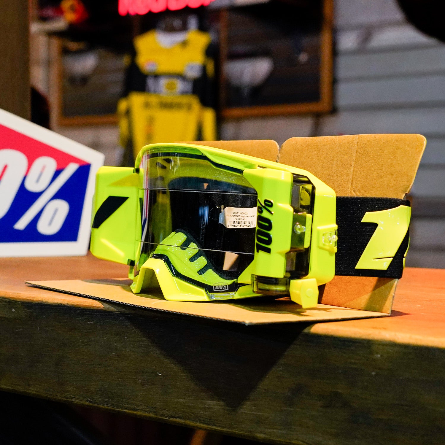 Goggles 100% ARmatic Forecast Neon Yellow - Mica Transparente