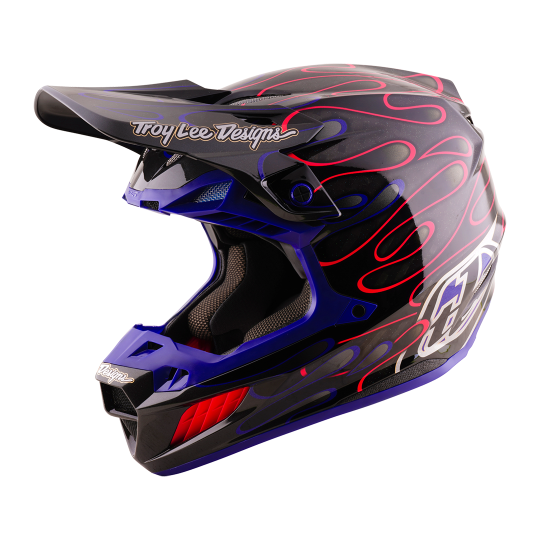 Casco para Moto Se5 Ece Carbon Helmet; Overspray Black / Magenta