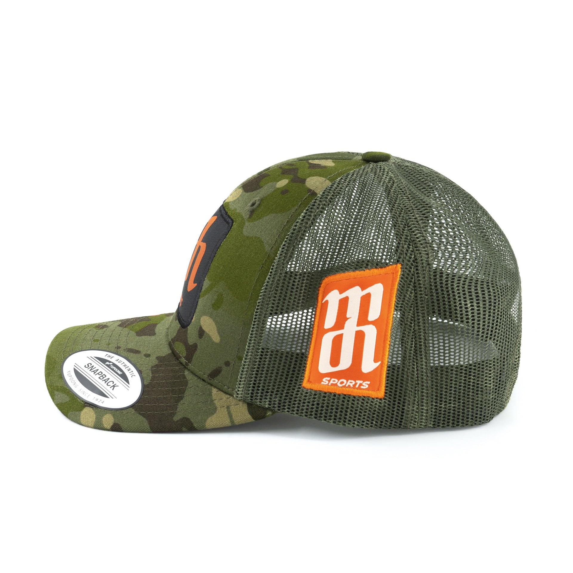 6606MC PANEL Multicam Trucker Cap Tropic/Green