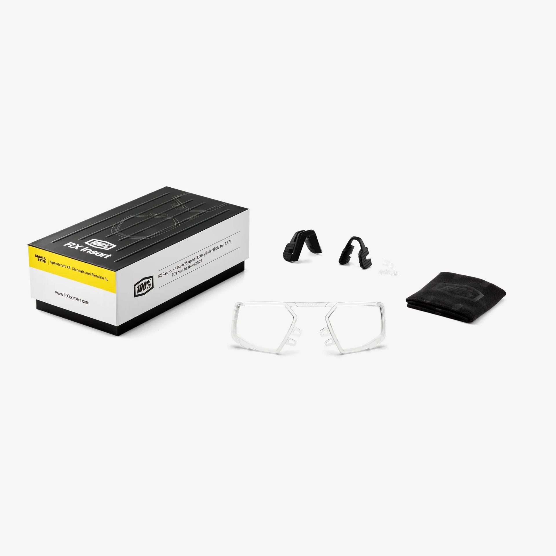 Accesorio óptico 100% RX INSERT SMALL RX Insert Soft Tact Black