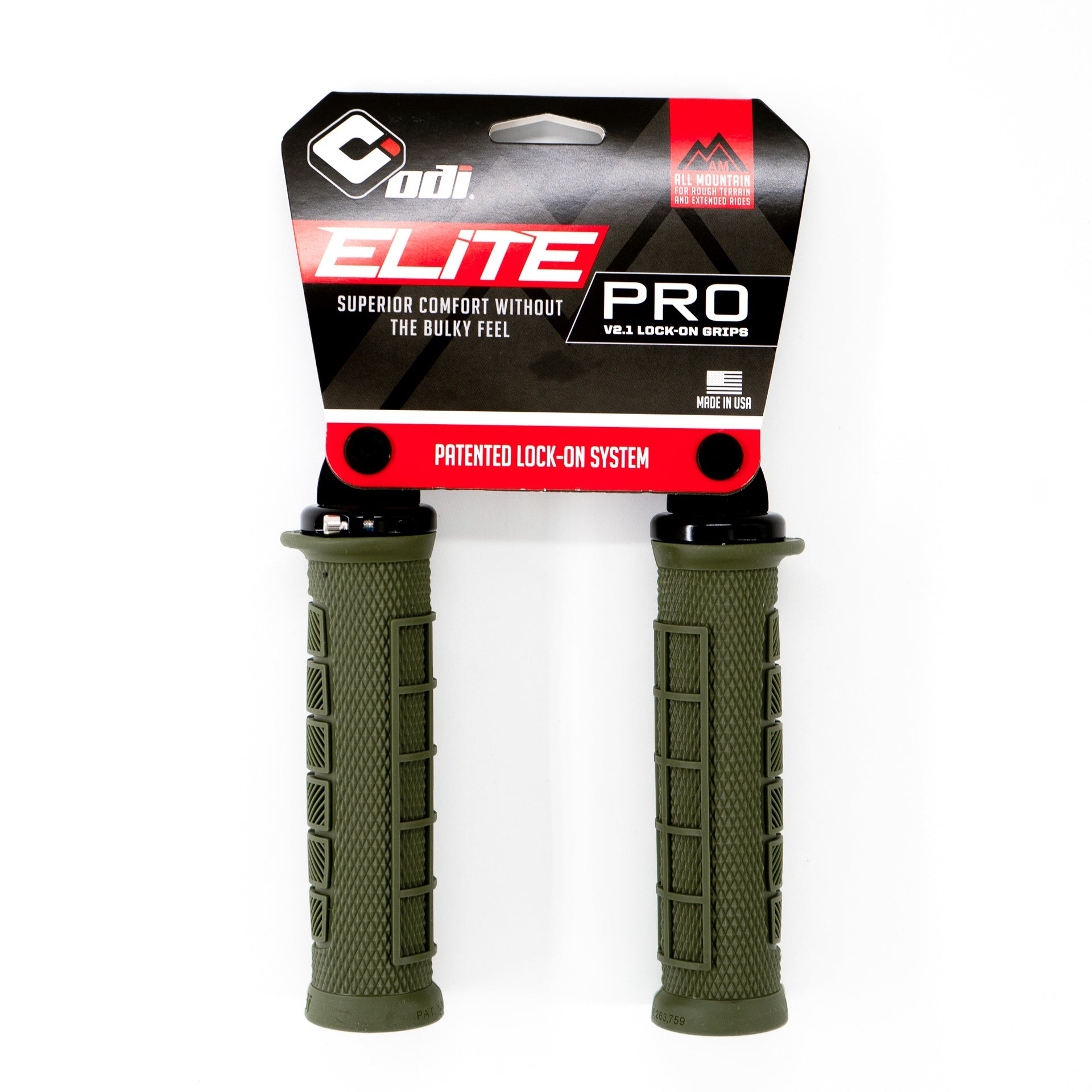 Elite Pro V2.1 Lock On Army Green w/Black Clamp