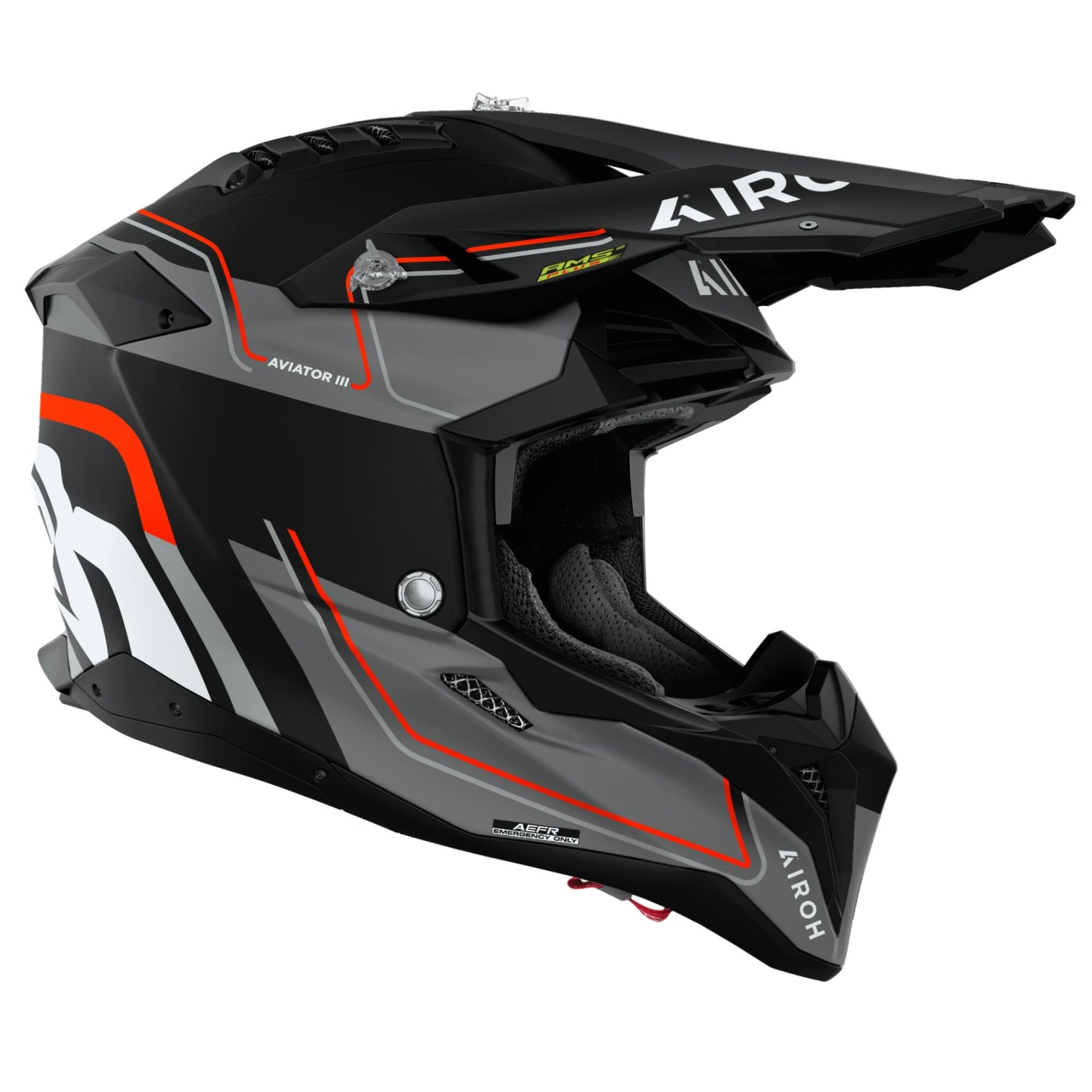 Casco Airoh Aviator 3 Glory Orange Matt