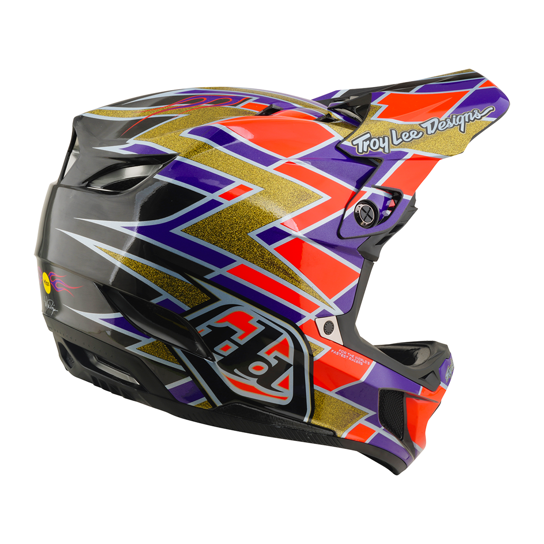 Casco para MTB D4 Carbon Helmet; Flush Violet
