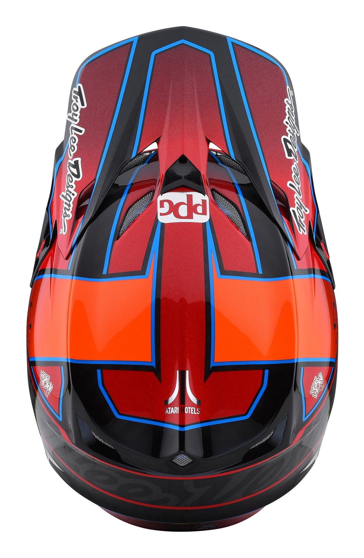 Casco Troy Lee Designs Se5 de Carbón Team Red