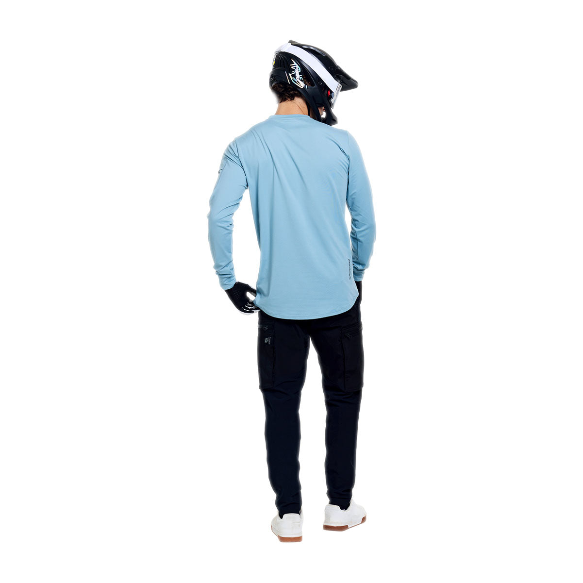 Playera manga larga para MTB Ruckus Ride; Waves Dawn Blue