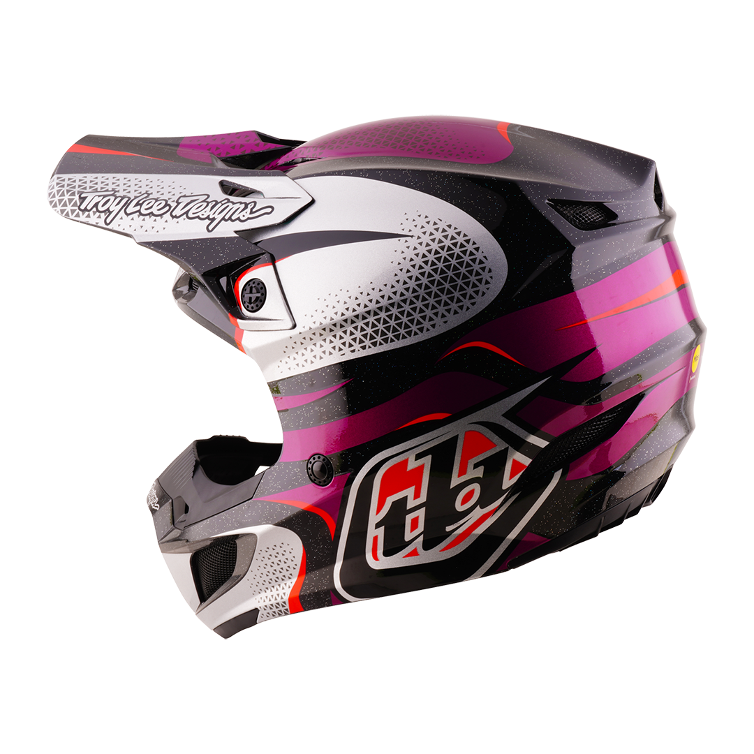 Casco para Moto Se5 Polycarbonate Helmet; Aura Violet / Black