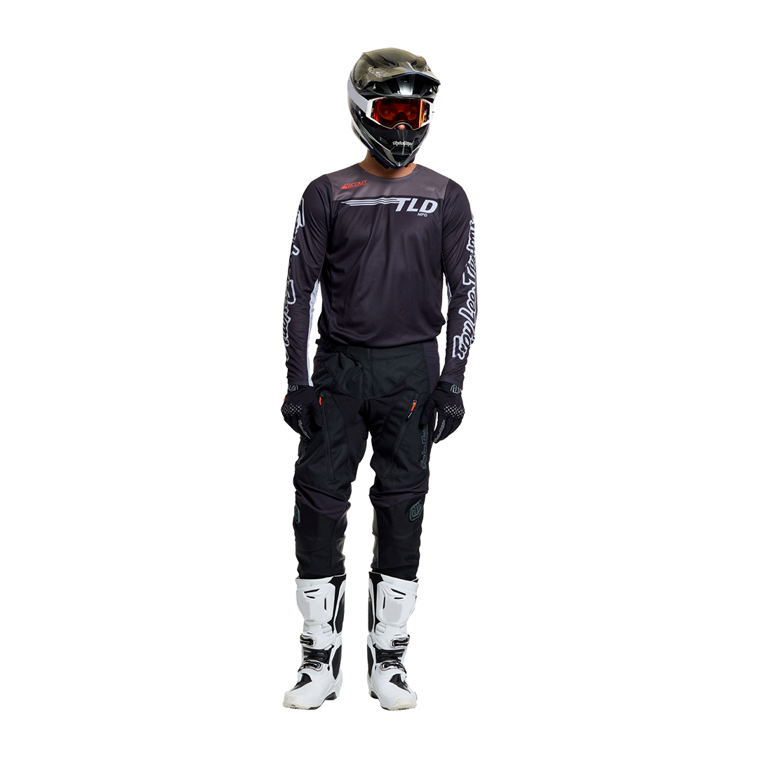 Jersey para Moto Scout Gp Pro Jersey; Winged Black