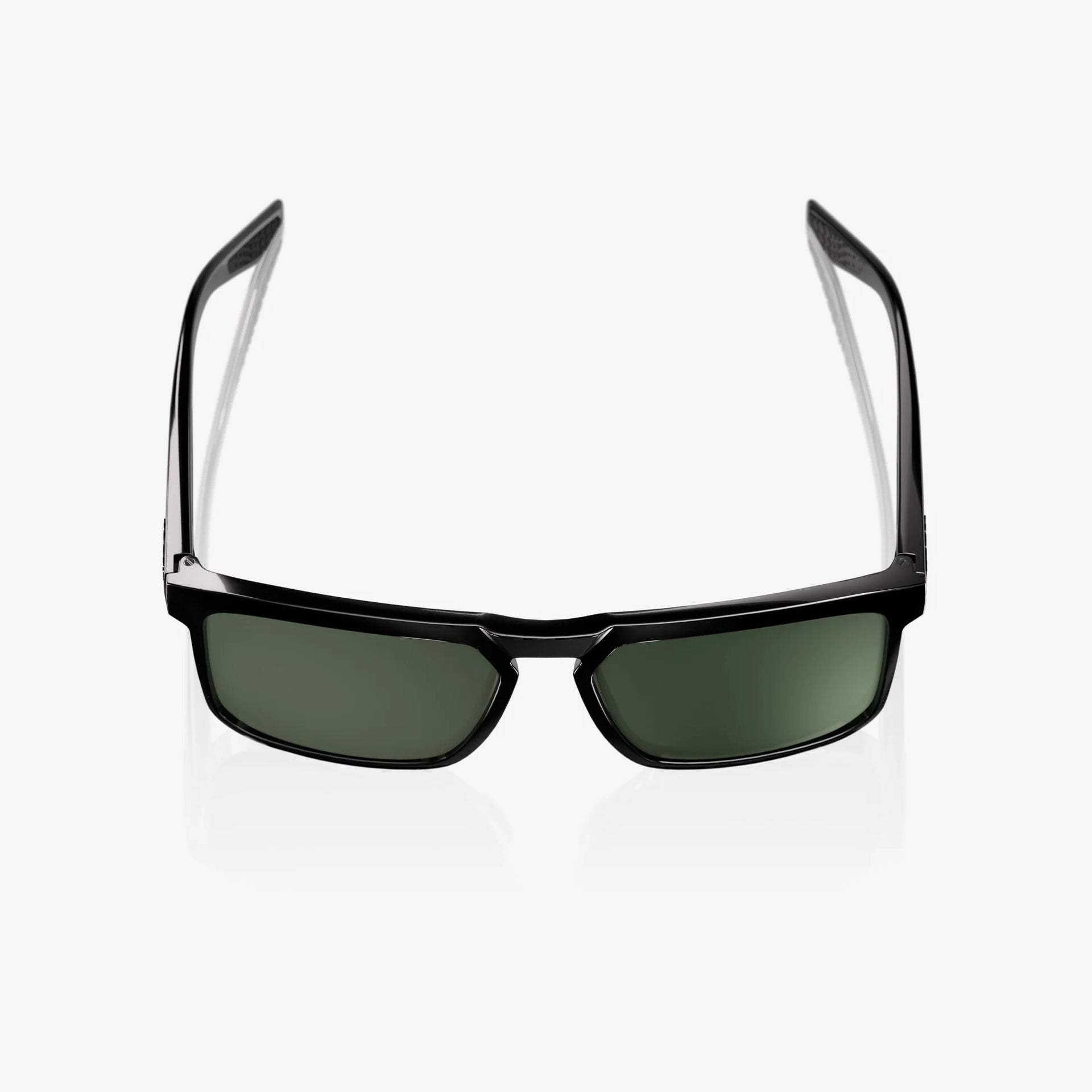 Lentes lifestyle 100% RENSHAW - Polished Black - Grey Green