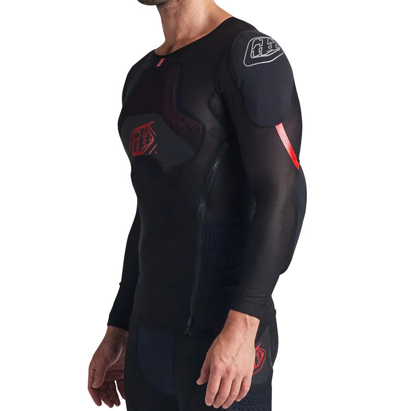 Camisa de Protección Manga Larga Troy Lee Designs Stage Ghost D3O Black