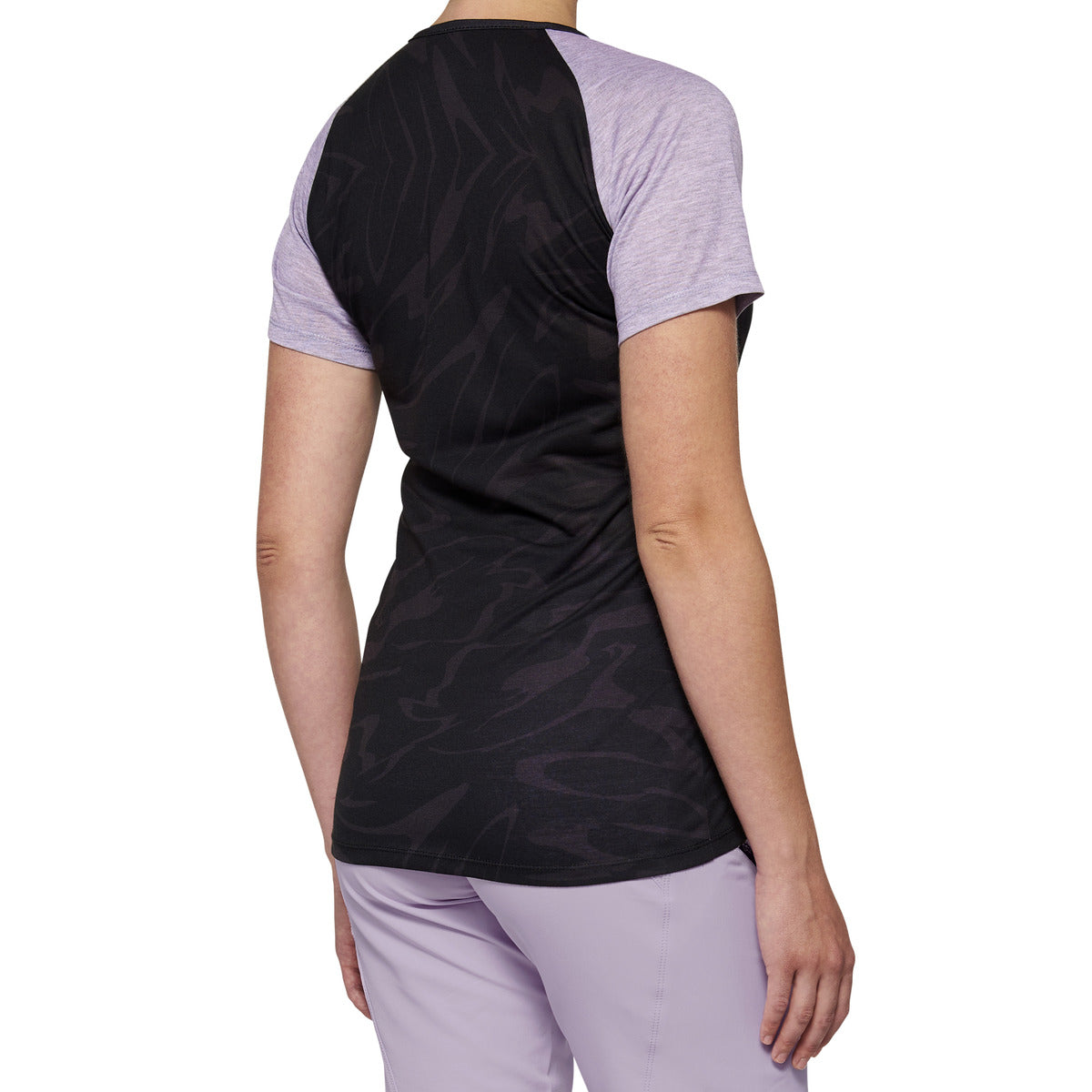 AIRMATIC Women's Short Sleeve Jersey Black/Lavender