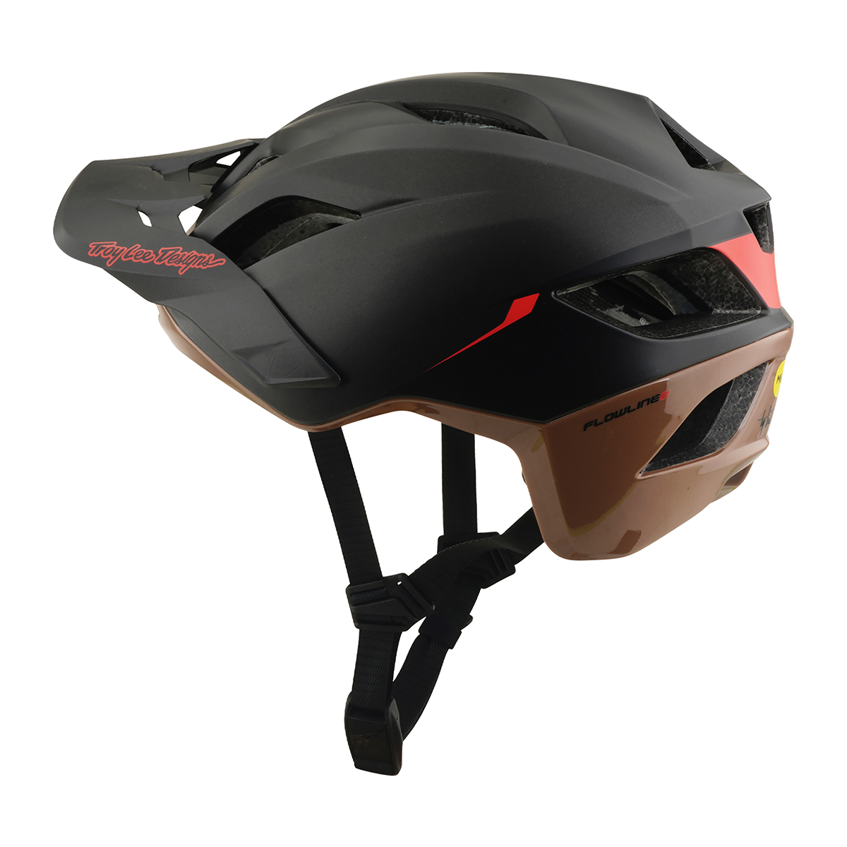 Casco MTB Troy Lee Designs Flowline SE Stacks Charcoal / Sienna