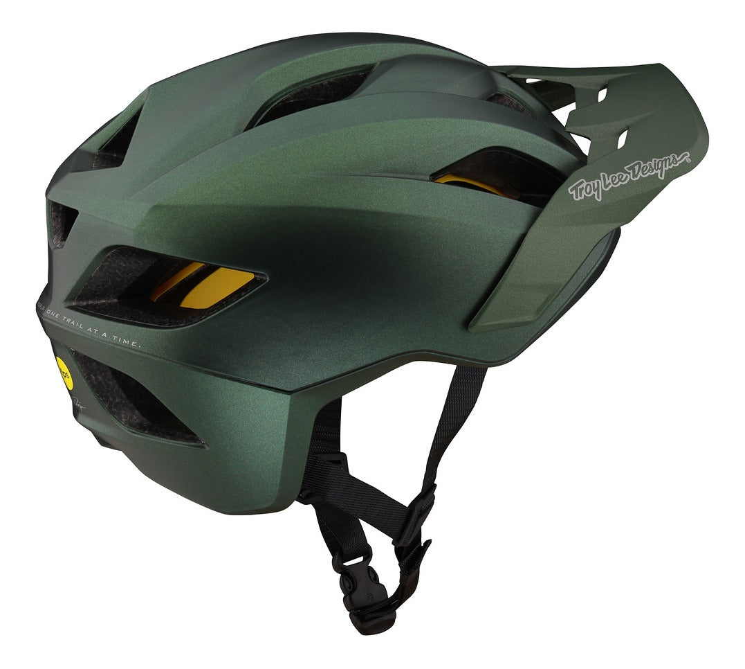 Casco Troy Lee Designs Flowline Orbit Forest Green