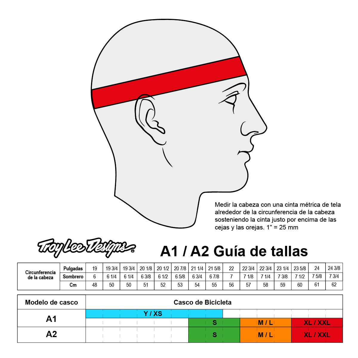 Casco Troy Lee Designs A2 con Mips Silhouette Blue