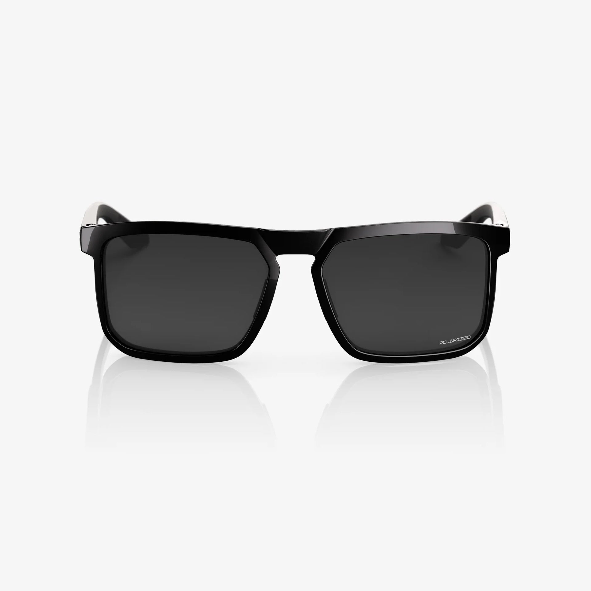 Lentes lifestyle 100% RENSHAW Polished Black - Grey Polarized Lens