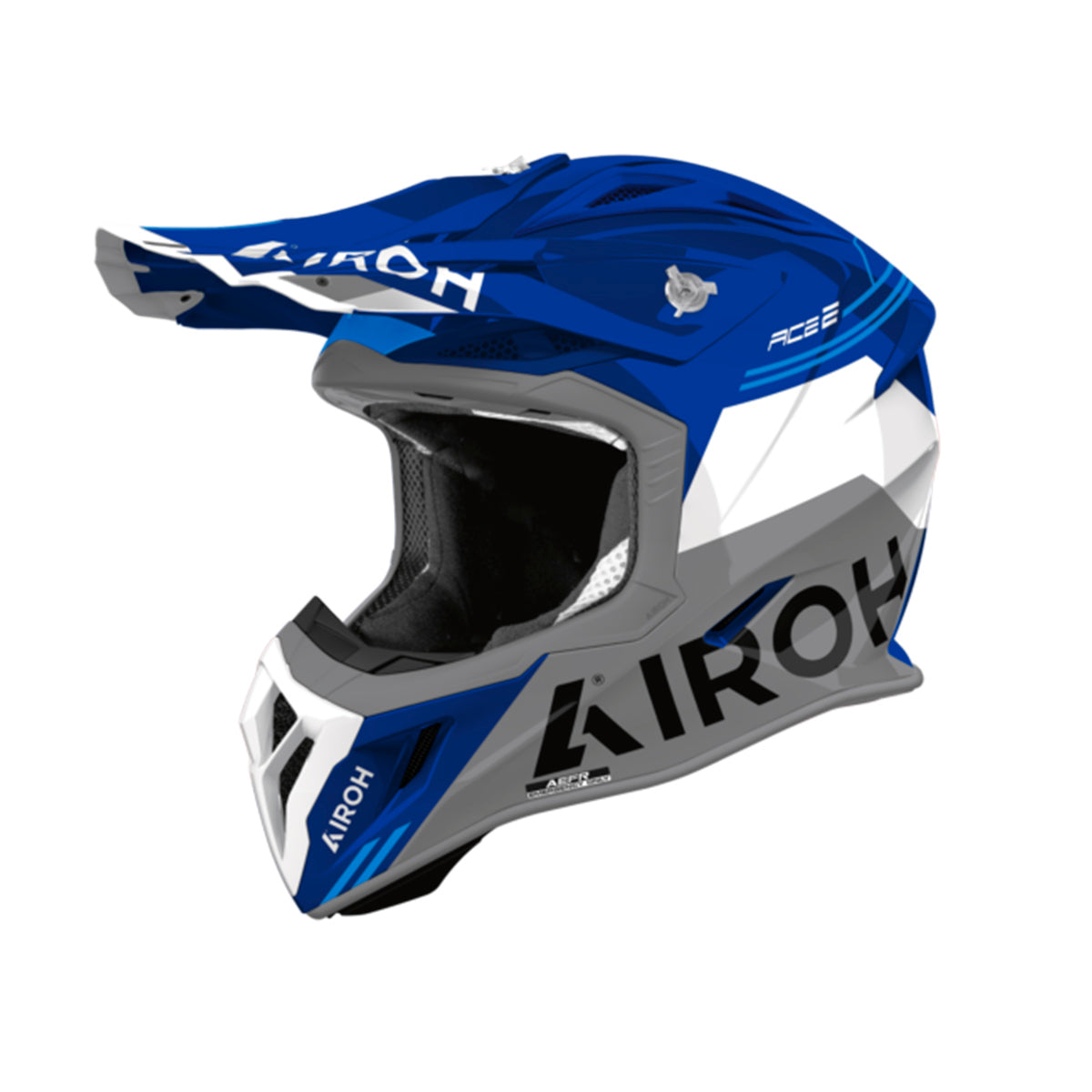 Casco para Moto Aviator Ace 2 Fury Blue Gloss Airoh