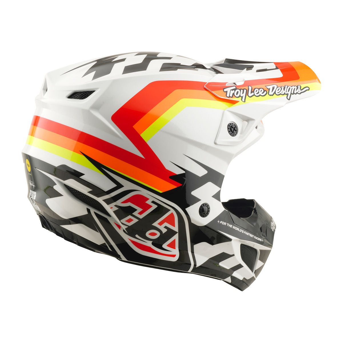 Casco para Moto SE5 Polycarbonate; Dash Orange