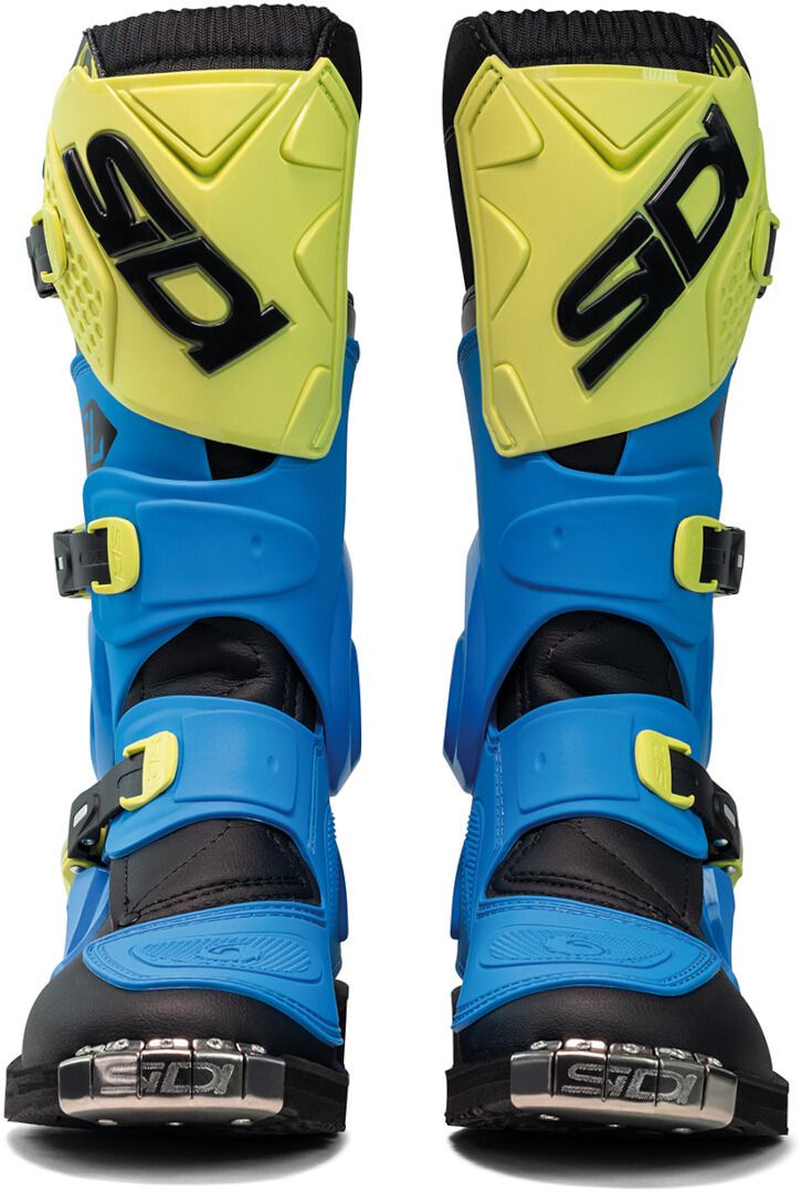 Boots Flame Ligth Blu Lime Black