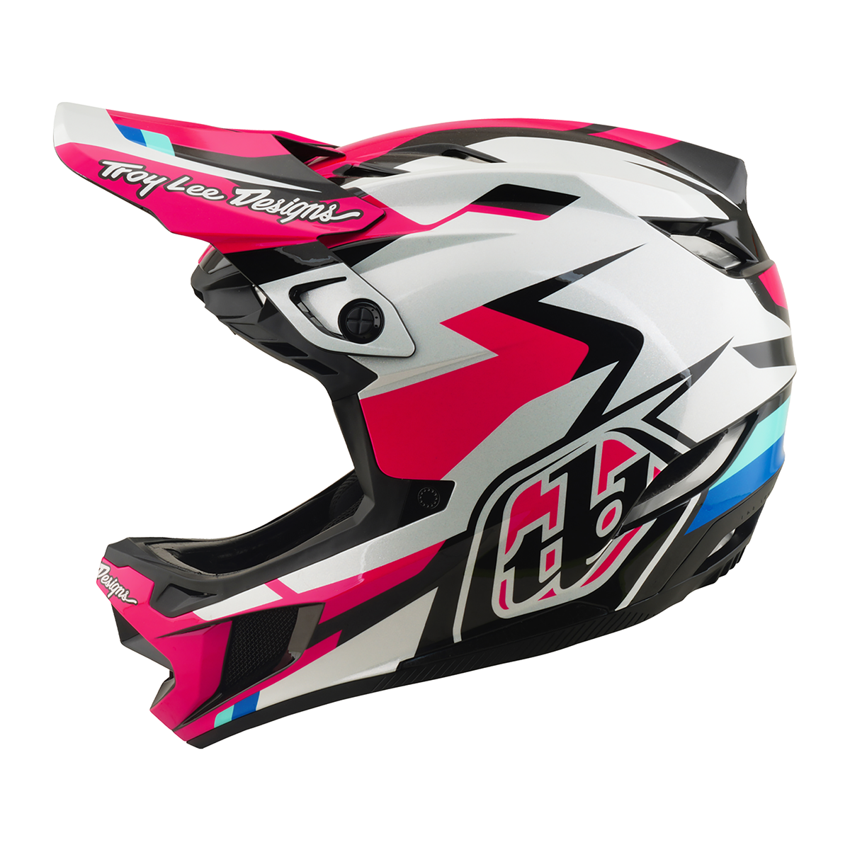 Casco MTB Troy lee designs D4 Polyacrylite Roamer Magenta