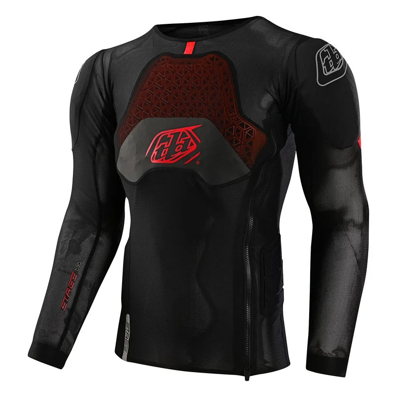 Camisa de Protección Manga Larga Troy Lee Designs Stage Ghost D3O Black