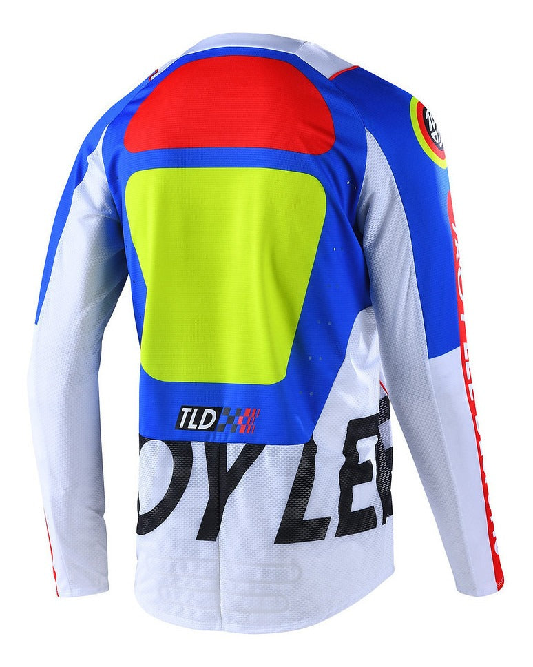 Jersey Troy Lee Designs Se Pro Moto Drop In White