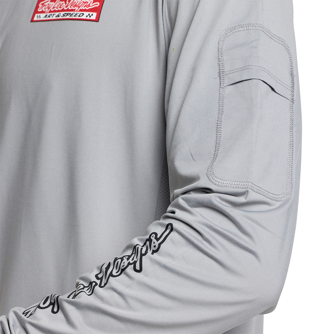 Jersey para MTB Ruckus Ride Long Sleeve Tee; Custom Paint Mid Gray