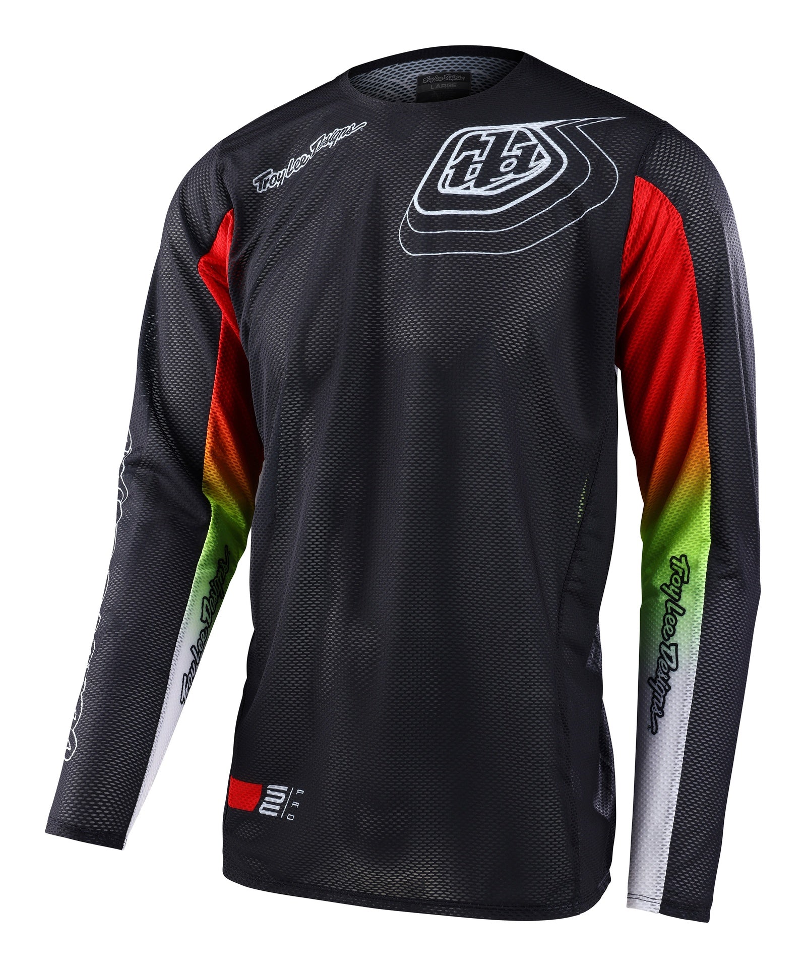 Jersey Troy Lee Designs Se Pro Moto Air Moto Richter Black / Fire