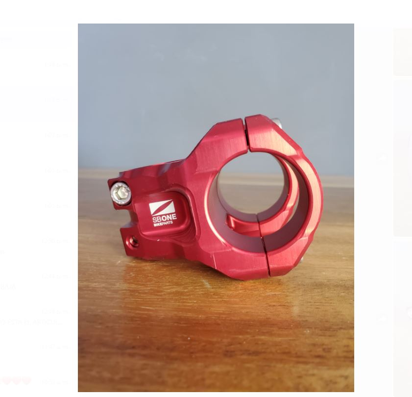 Enduro Stem Sb One 35mm- 35mm Red