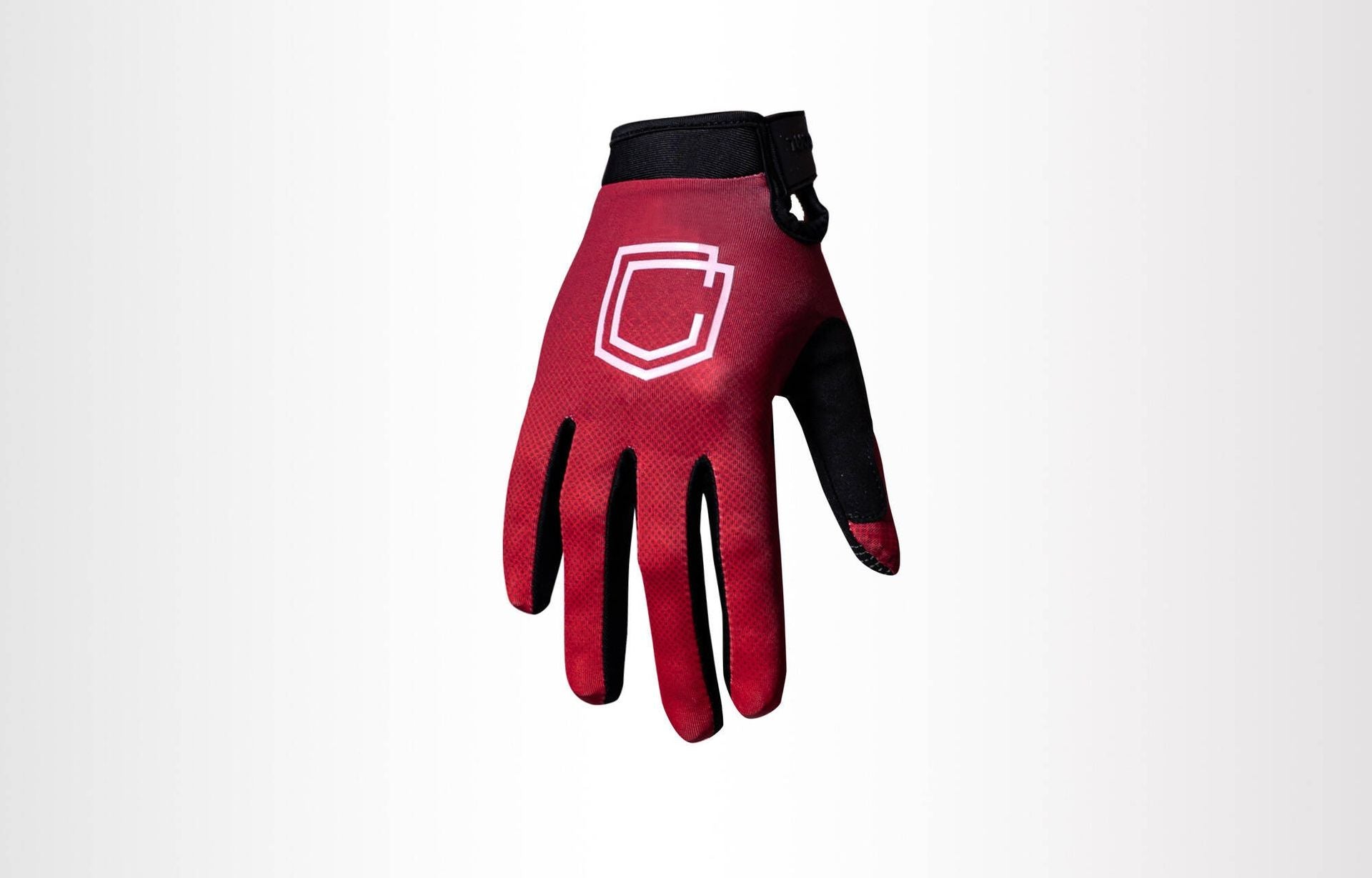 Guantes Commencal Rojos  Con Velcro Para Niño