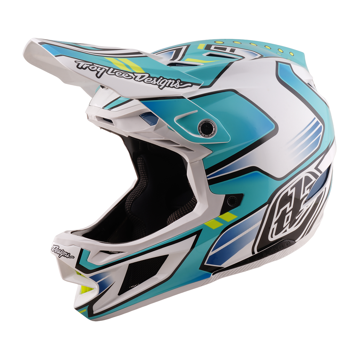 Casco MTB Troy lee designs D4 Composite Crest Real Teal