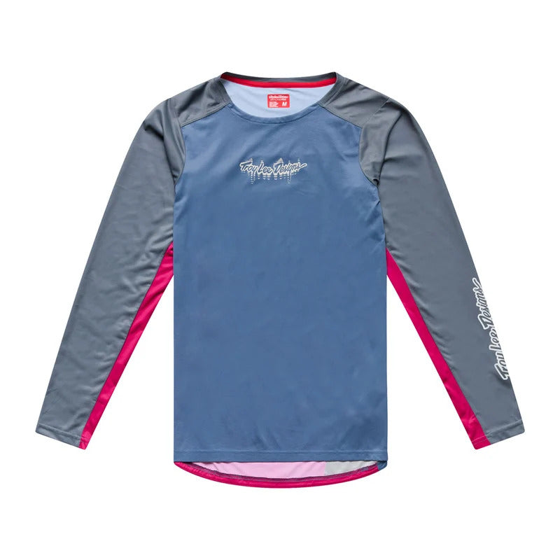 Jersey para MTB Skyline Pro Long Sleeve Jersey; Descend Slate