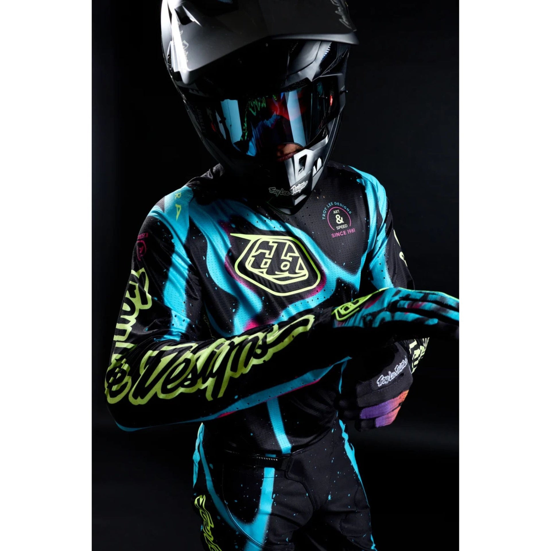 Se Ultra Jersey; Membrane Black / Glo Yellow