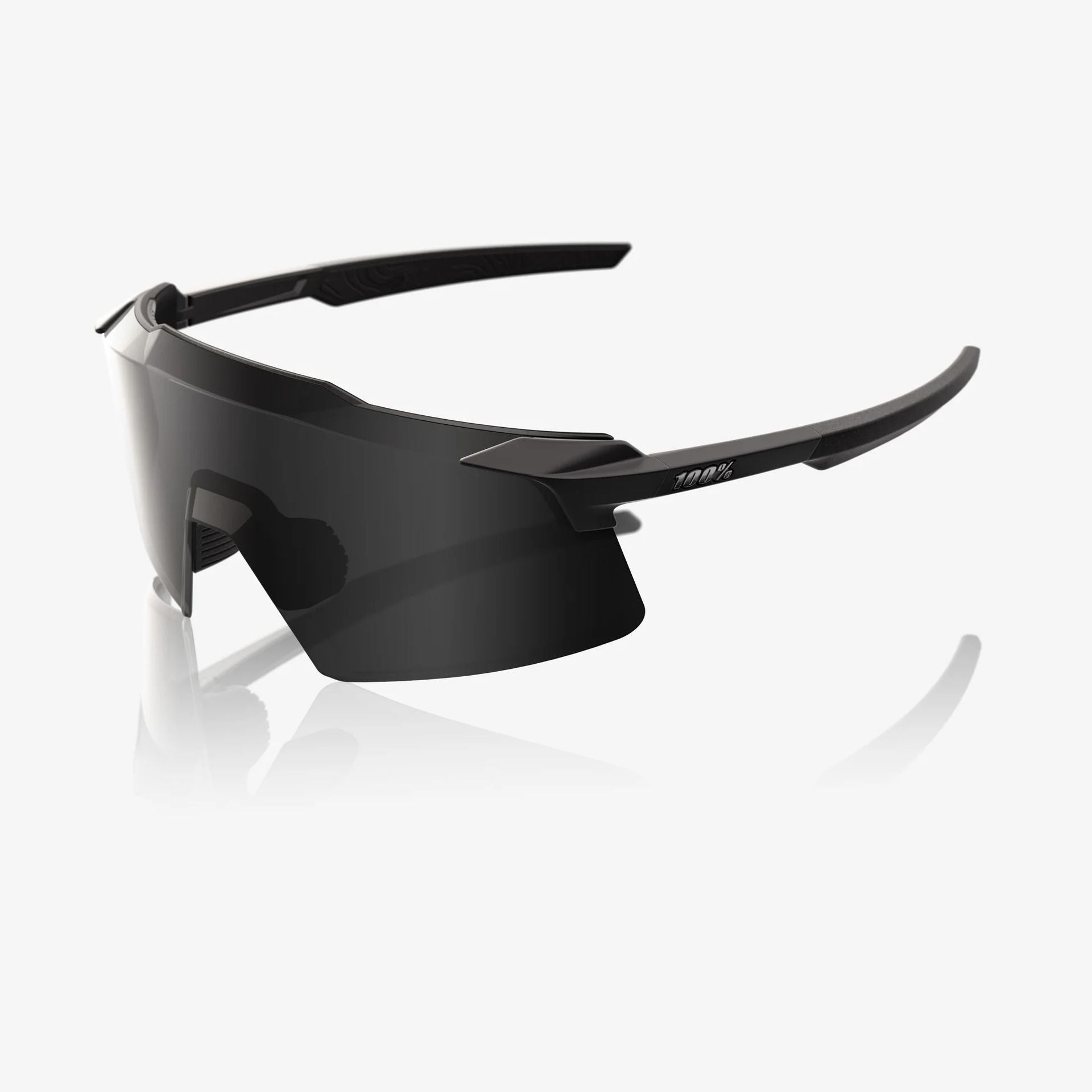 Lentes deportivos 100% AEROCRAFT Matte Black - Black Mirror Lens