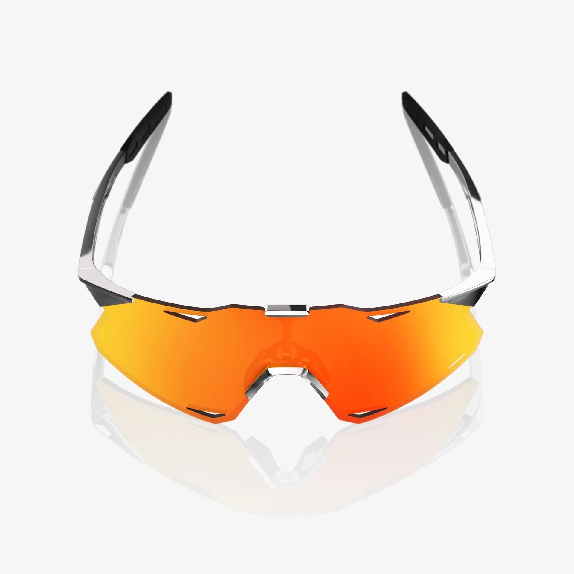 Lentes deportivos 100% HYPERCRAFT - Black Chrome - HiPER Red Mirror