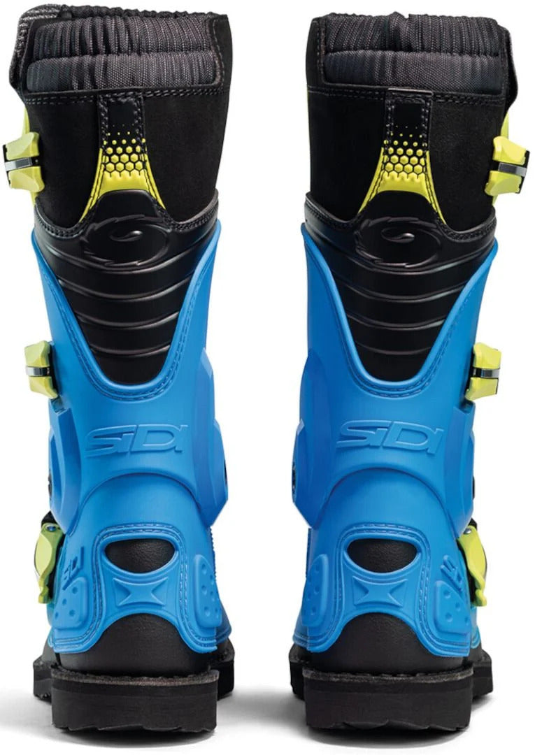 Boots Flame Ligth Blu Lime Black