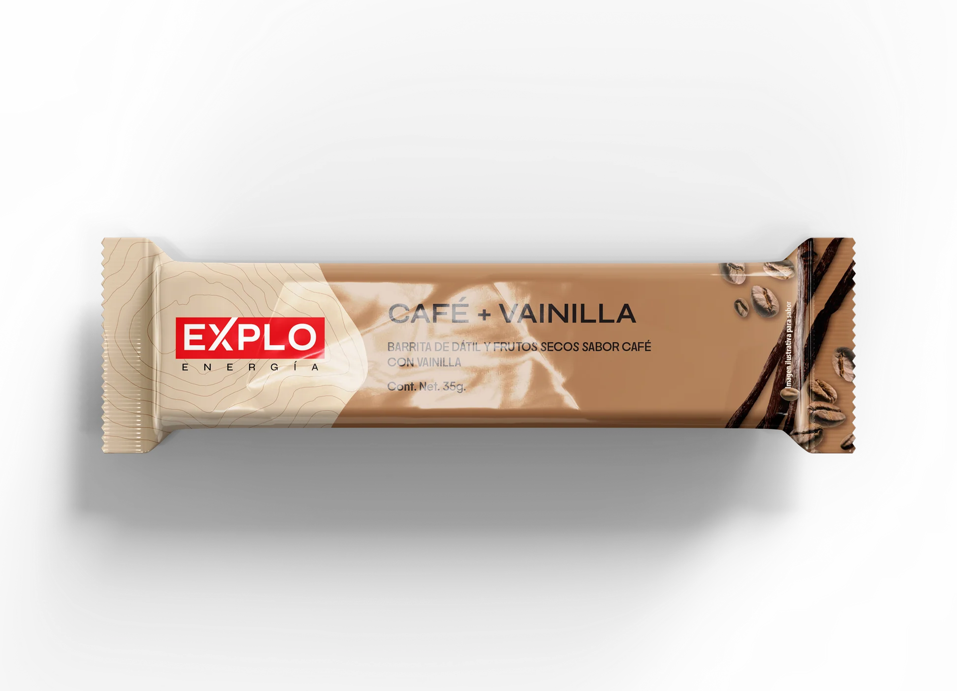 Barra energética EXPLO sabor Café + Vainilla 35 g