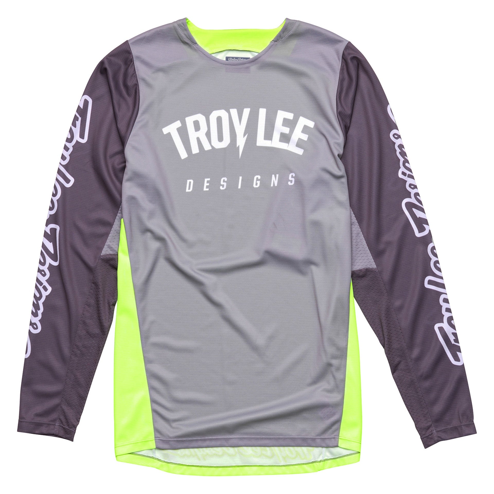 Jersey Troy Lee Designs Gp Pro Moto Boltz Silver / Glo Green