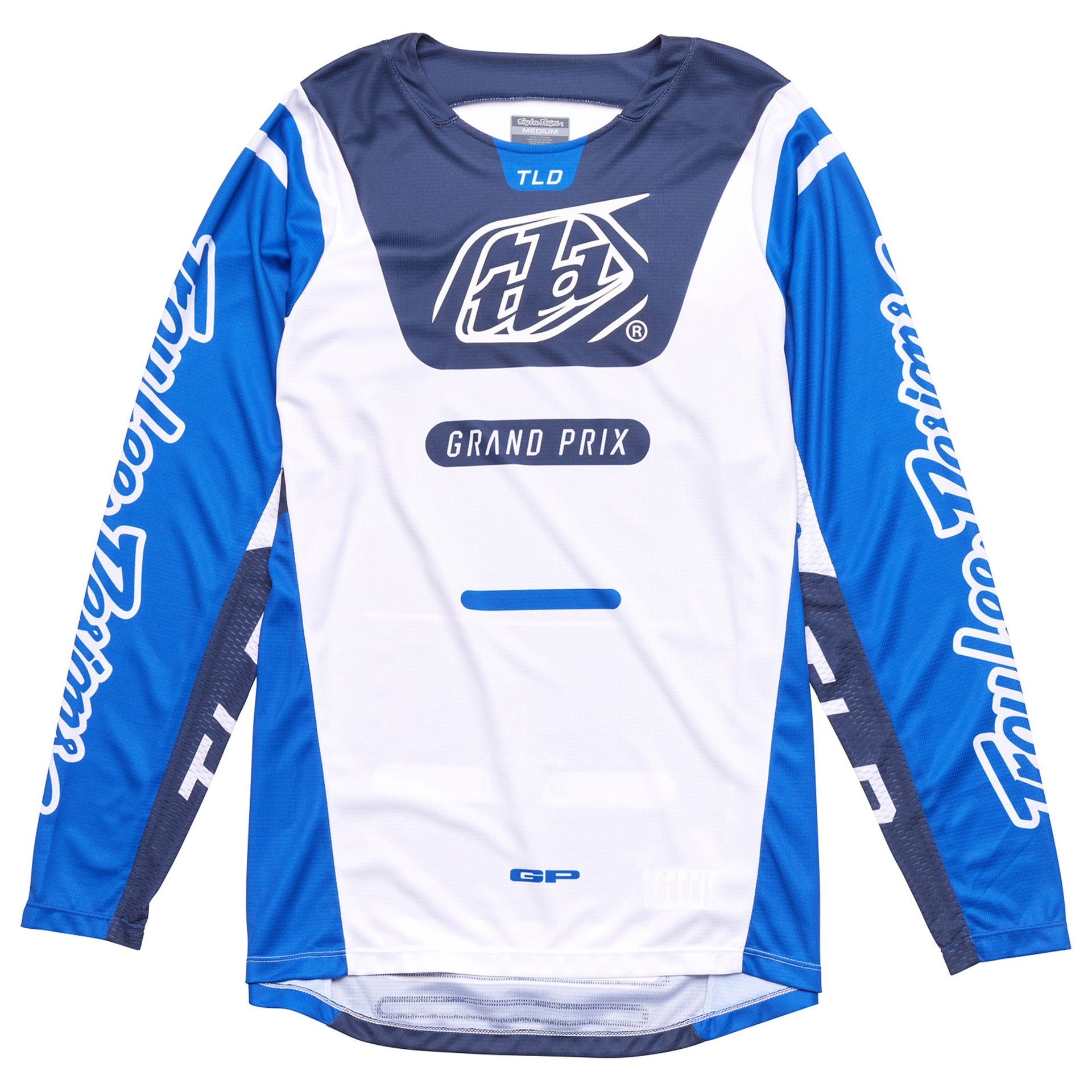 Jersey Troy Lee Designs Gp Pro Moto Blends White / Blue