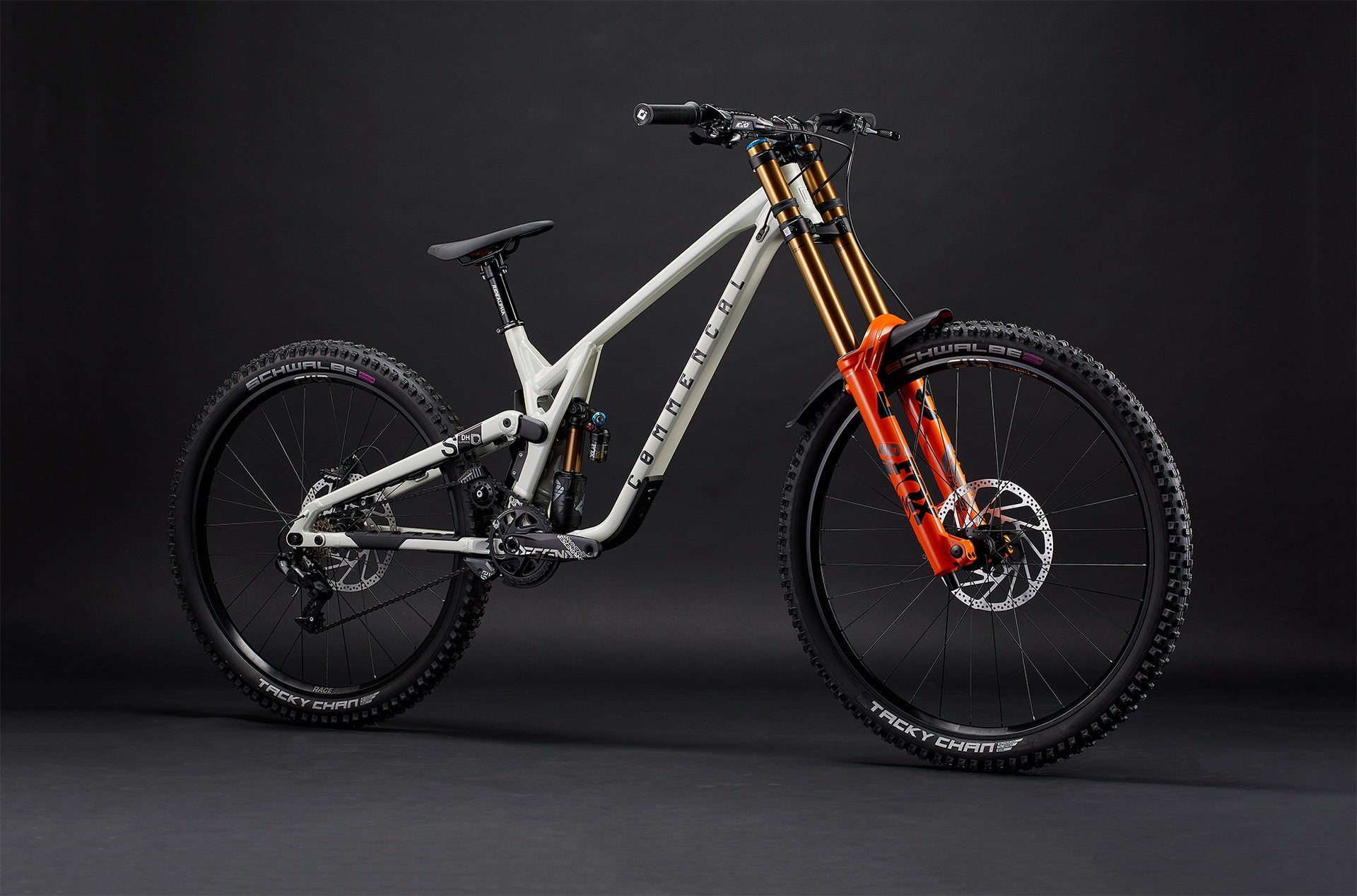 Commencal Supreme Dh V5 Signature Clear Silver