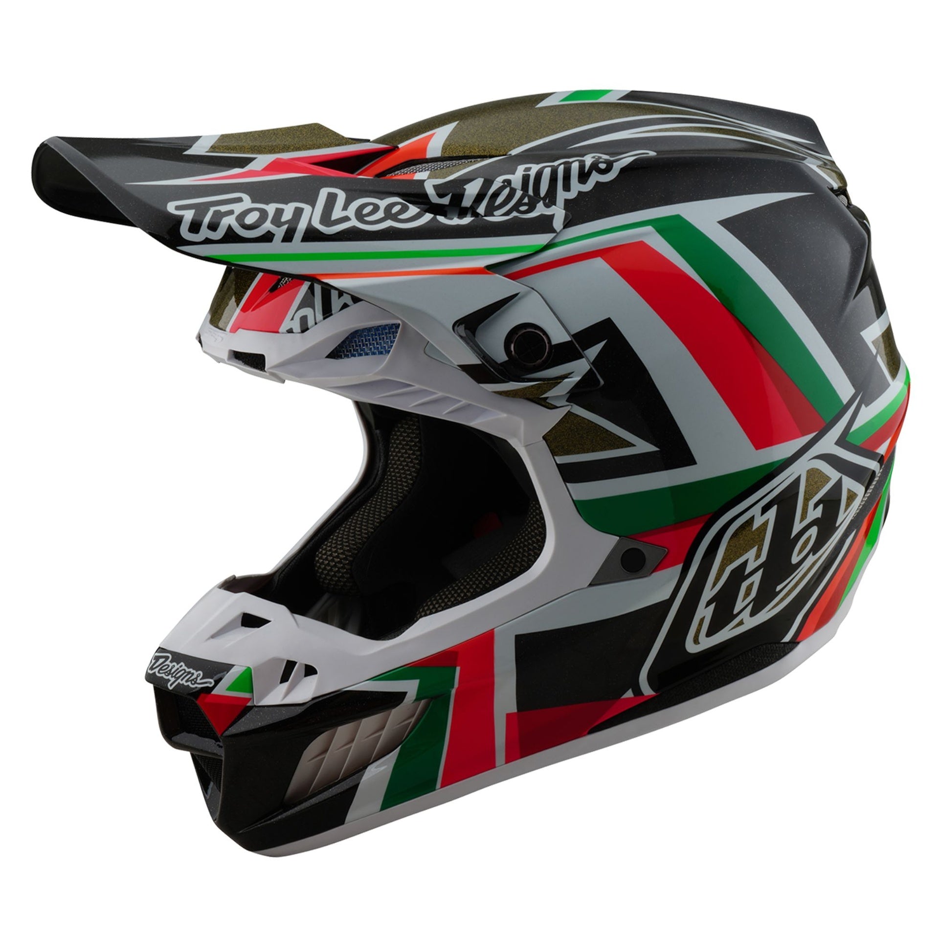 Casco Troy Lee Designs Se5 Ece de Carbón Labyrinth Black