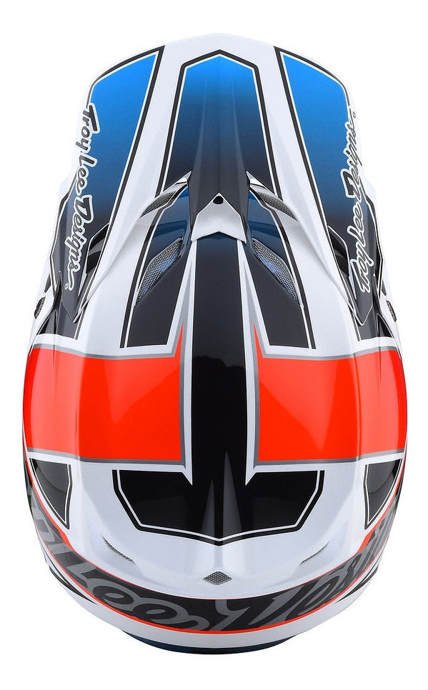 Casco Troy Lee Designs Se5 Composite Team Orange / Blue