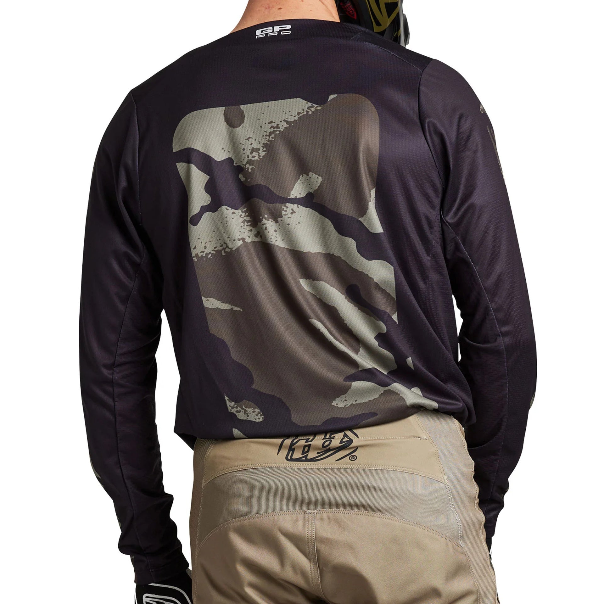Jersey Troy Lee Designs Gp Pro Moto Boxed In Black / Olive