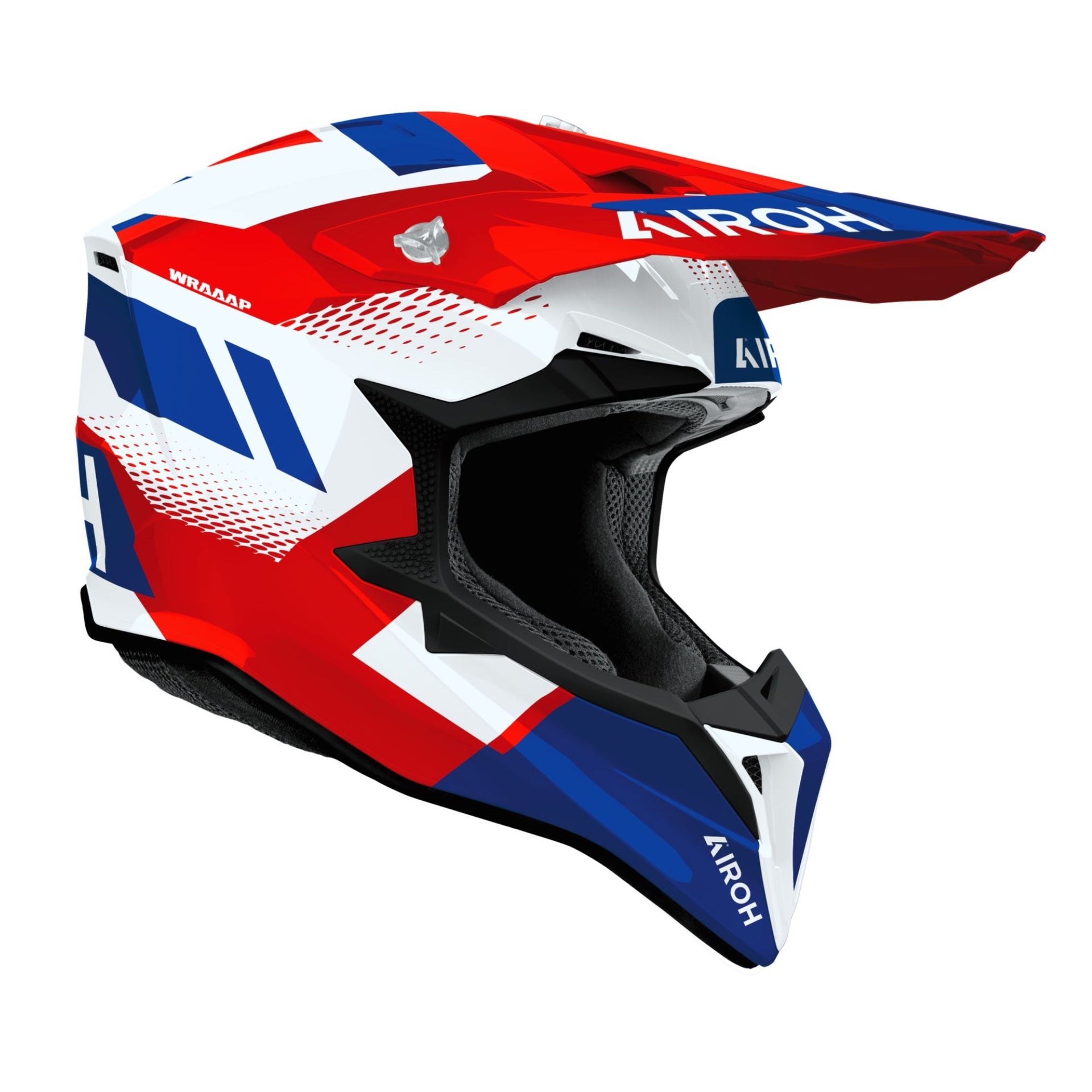 Casco Wraaap Vision Red/Blue Gloss