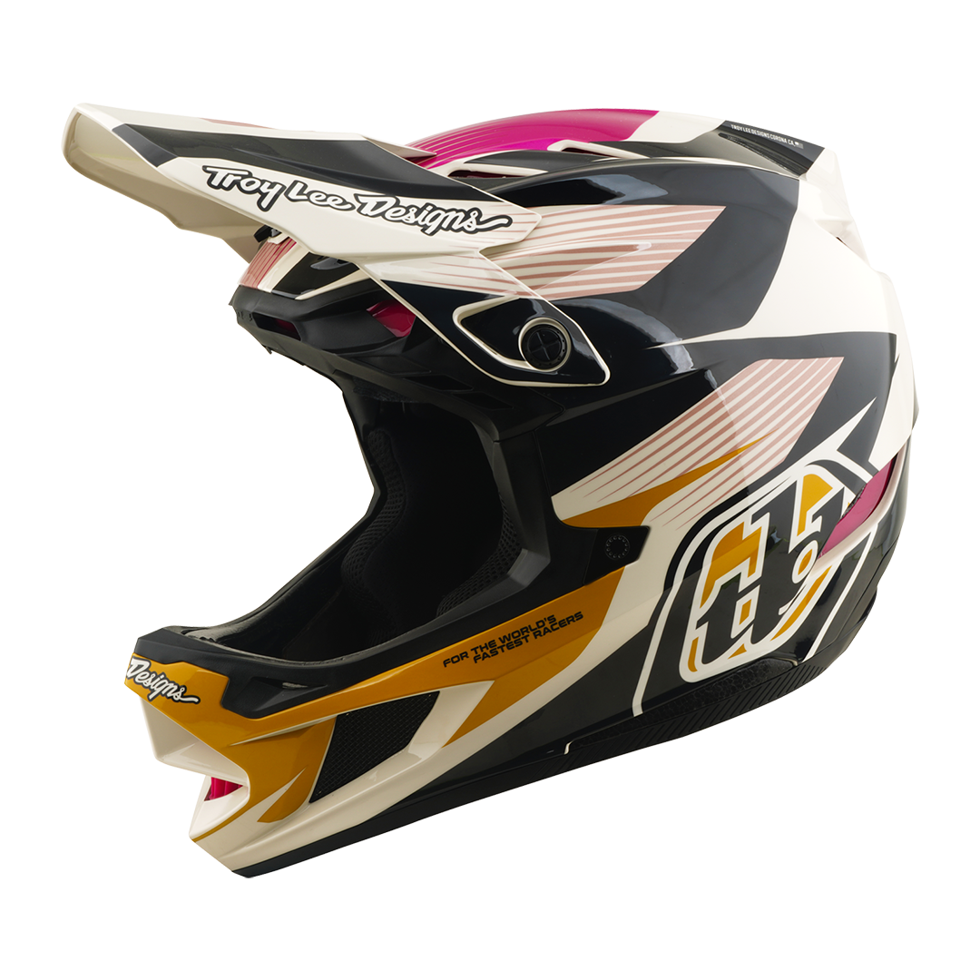 Casco para MTB D4 Polyacrylite Helmet; Turbo Acid / Fuchsia