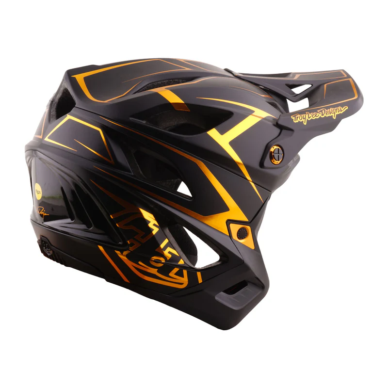 Stage Stunt Helmet; Pinstripe Black