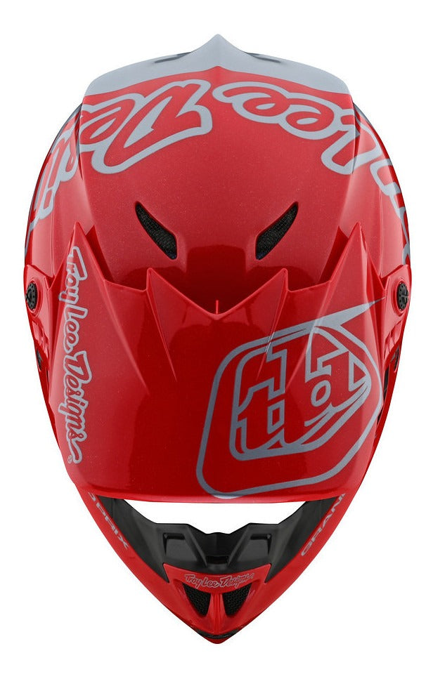 Casco Troy Lee Designs GP Moto Silhouette Red / Silver